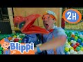 Blippi Meets Baby Dinosaurs | Blippi | Kids Songs | Moonbug Kids