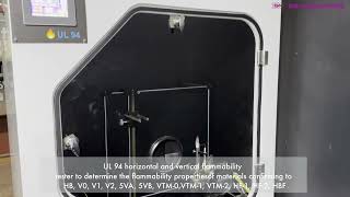 UL 94 Flammability Test Chamber I Horizontal and Vertical Burning Tests IEC 60695-11-10