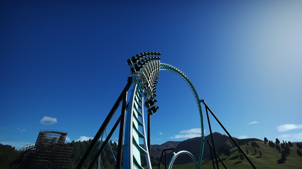 B&M Launch Wing Coaster | POV | Planet Coaster Roller Coaster Ride ...