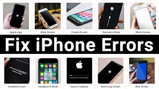 [iPhone/iPad] Repair/Fix 60+ iOS Issues without Data Loss - Apple logo/Black screen/Recovery mode...