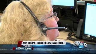 911 dispatcher helps Tucson dad save his son