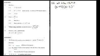X^2 +2x -15 =0 || UniTut