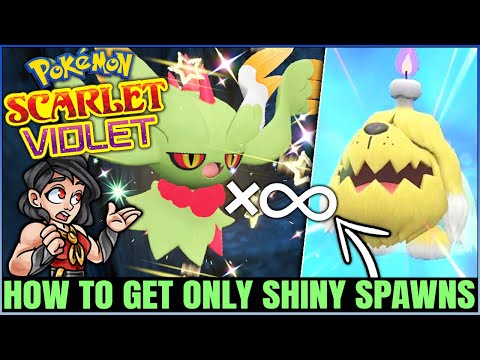 New INFINITE Shiny Spawn Trick - How to Make ONLY Shiny Pokemon Appear - Pokemon Scarlet Violet!