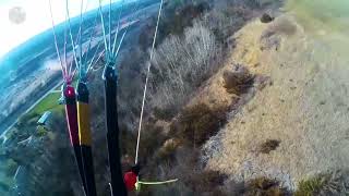 Fine Weather Smooth Flight Suddenly Turns Into A Crash Landing | Paragliding Gone Wrong