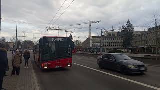 Vilniaus transportas. SU-MENĖK autobusas:Markučiai — Senamiestis — T.Kosciuškos g. — Antano Tumėno g