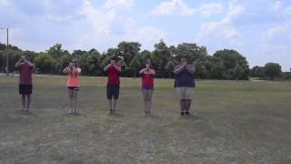 EHS Marching Basics: Right Pinwheel