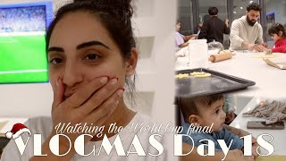 VLOGMAS DAY 18 | HAVING MY FAMILY OVER | WATCHING THE FOOTBALL WORLD CUP | AMAN BRAR | TAUR BEAUTY
