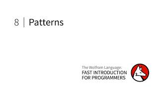 Fast Introduction for Programmers: Patterns