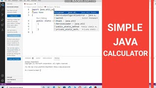 Create User Input Simple Calculator Using Java ( only If function and Char input )