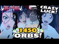 CRAZY LUCK! 1450 ORBS TYBW ANIME BROADCAST SUMMONS! Bleach: Brave Souls