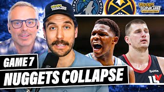 Timberwolves-Nuggets Reaction: Colin Cowherd on Denver COLLAPSE, Wolves STUNNING