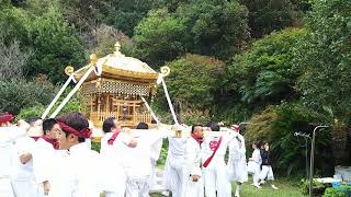 2018.10.13 富浦八束地区 深名区 八坂神社 神輿渡御②