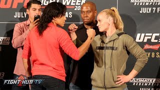 UFC 213- Amanda Nunes vs. Valentina Shevchenko FULL CARD FACE OFFS VIDEO