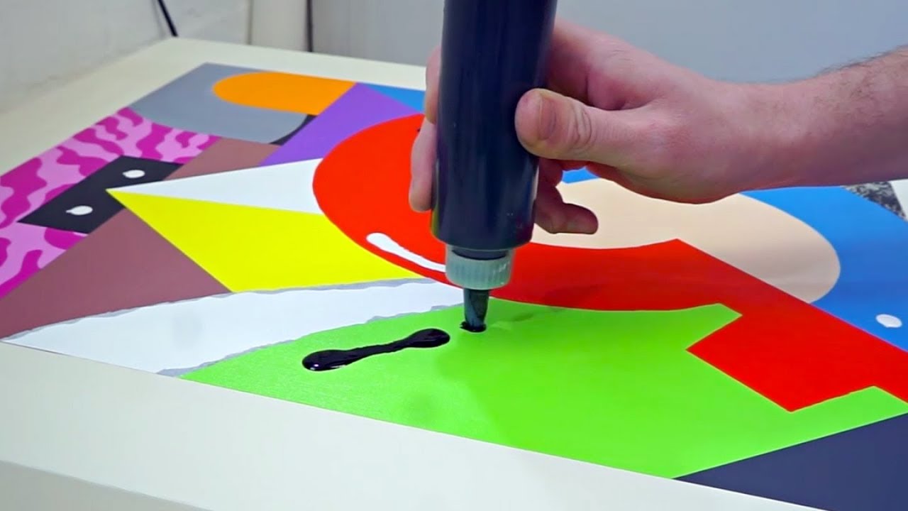 Artist Painting Process Video Youtube