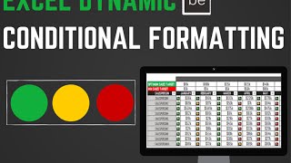 Excel Dynamic Conditional Formatting: Create a User Controlled KPI Dashboard - Video