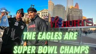 Eagles Super Bowl 59 Parade! Philadelphia Showed Out! Jalen Hurts Saquon Barkley Give Love To Philly