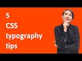 5 CSS typography tricks: gradient text, outline text, first-letter, first-line, ch unit
