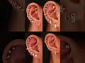 Best Ear Styling Tips for Multiple Ear Piercings Ear Curation Jewelry for Cartilage Helix Tragus