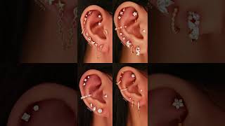 Best Ear Styling Tips for Multiple Ear Piercings Ear Curation Jewelry for Cartilage Helix Tragus