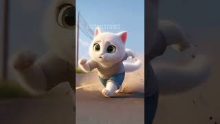 Kittu ne simba madad ki #cute #cartoon #funny #story #animation #trending #kidstales #cat