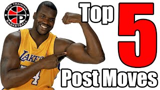 Top 5 Post Moves | Dominate the Low Post | Pro Training Basketball