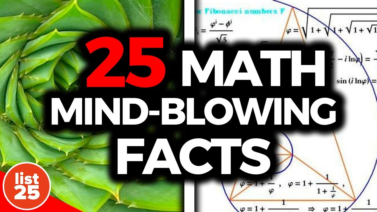 25 Mind Blowing Facts About Math Youtube