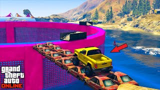 333.444% People Cannot Survive This IMPOSSIBLE Car Race in GTA 5! @thecasetoopapa