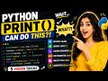 🚀 Wait... Python's print() Function Can Do THIS?! 🤯 | 5 Hidden Python Tricks