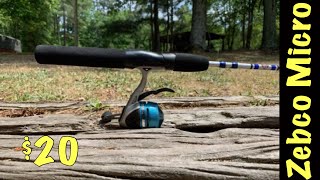 Zebco Fishing Rod And Reel Combo Review $20