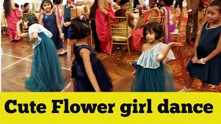 Cute flower girl dance /හැමෝම බලන් හිටි මල් කුමාරීගේ නර්තනය/ wedding dance