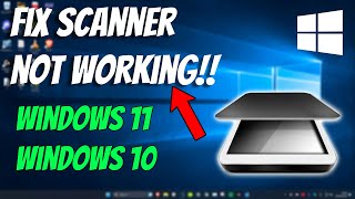 *NEW* How To Fix Scanner Not Working in Windows (PROBLEM CONNECTING TO SCANNER)