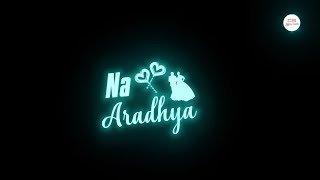 aaradhya song lyrics | aaradhya song black screen status | kushi whatsapp status lyrics