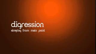 English Word Meaning - digression