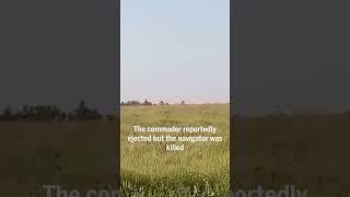 Moment Ukrainian soldiers shot down a Russian Ka-52 attack helicopter near Robotyne
