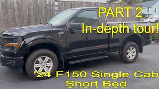 2024 Ford f150 Single Cab Short bed Tour Part 2