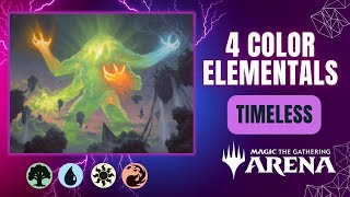 💧🔥🌳🔆 4C Elementals | Timeless | MTG Arena Gameplay | MH3