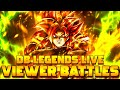 DRAGON BALL LEGENDS VIEWER BATTLES AND RANKED PVP GRIND!!!!!!!