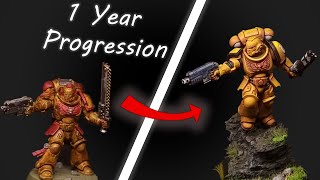 1 year progression : Warhammer 40k