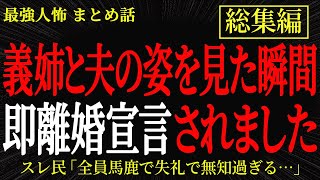 【総集編】【2chヒトコワ】義姉と夫の姿を見た瞬間　即離婚宣言されました【作業用】【睡眠用】