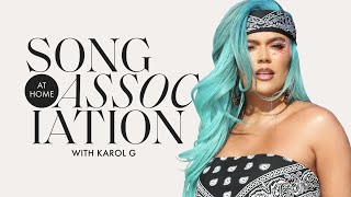 KAROL G Sings Daddy Yankee, P!nk, and “LOCATION” in a Game of Song Association | ELLE