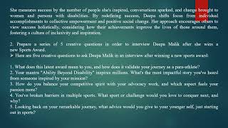 Deepa Malik Question and Answers