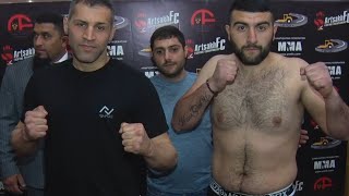 ArtsakhFC-2 weight in Roholla Jamshidi vs David Ghazaryan full HD