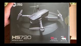 Holy Stone HS720 Foldable GPS Drone with 4K UHD Camera Review \u0026 Test