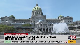 Cumberland Valley School District to allow student-teacher stipends