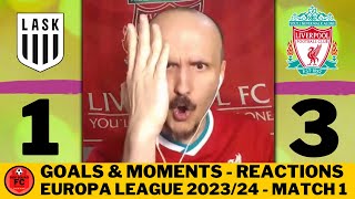 Liverpool fan reacts to our SUPER WIN over LASK (1 - 3)