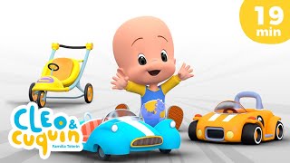 ESPECIAL COCHES ¡Aprende los vehículos con Cuquín y la mochipanda! + canciones infantiles