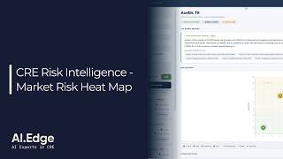 CRE Risk Intelligence - Market Risk Heat Map