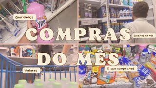 ELE VOLTOU! |COMPRAS DO MÊS | PRIMEIRA DO ANO | 2025