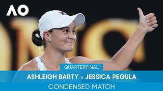 Ashleigh Barty v Jessica Pegula Condensed Match (QF) | Australian Open 2022