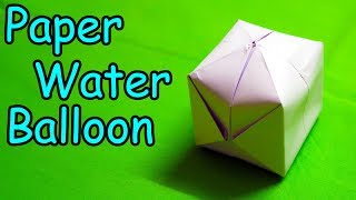 How to make a Paper Balloon (Water Bomb) - ORIGAMI